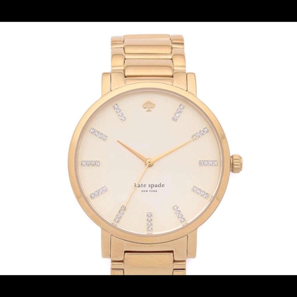 Kate Spade Gramercy Watch w/ Crystal Accents